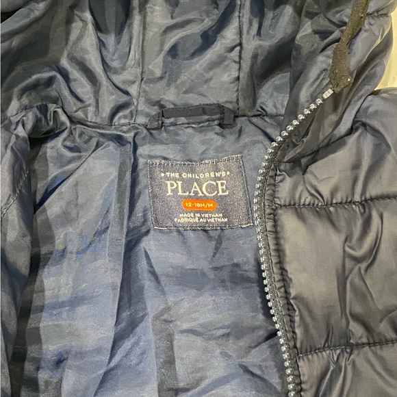 The Children’s Place Blue Puffer Jacket - Picture 4 of 5